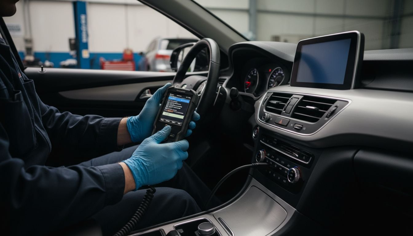 Sunset over mountain range