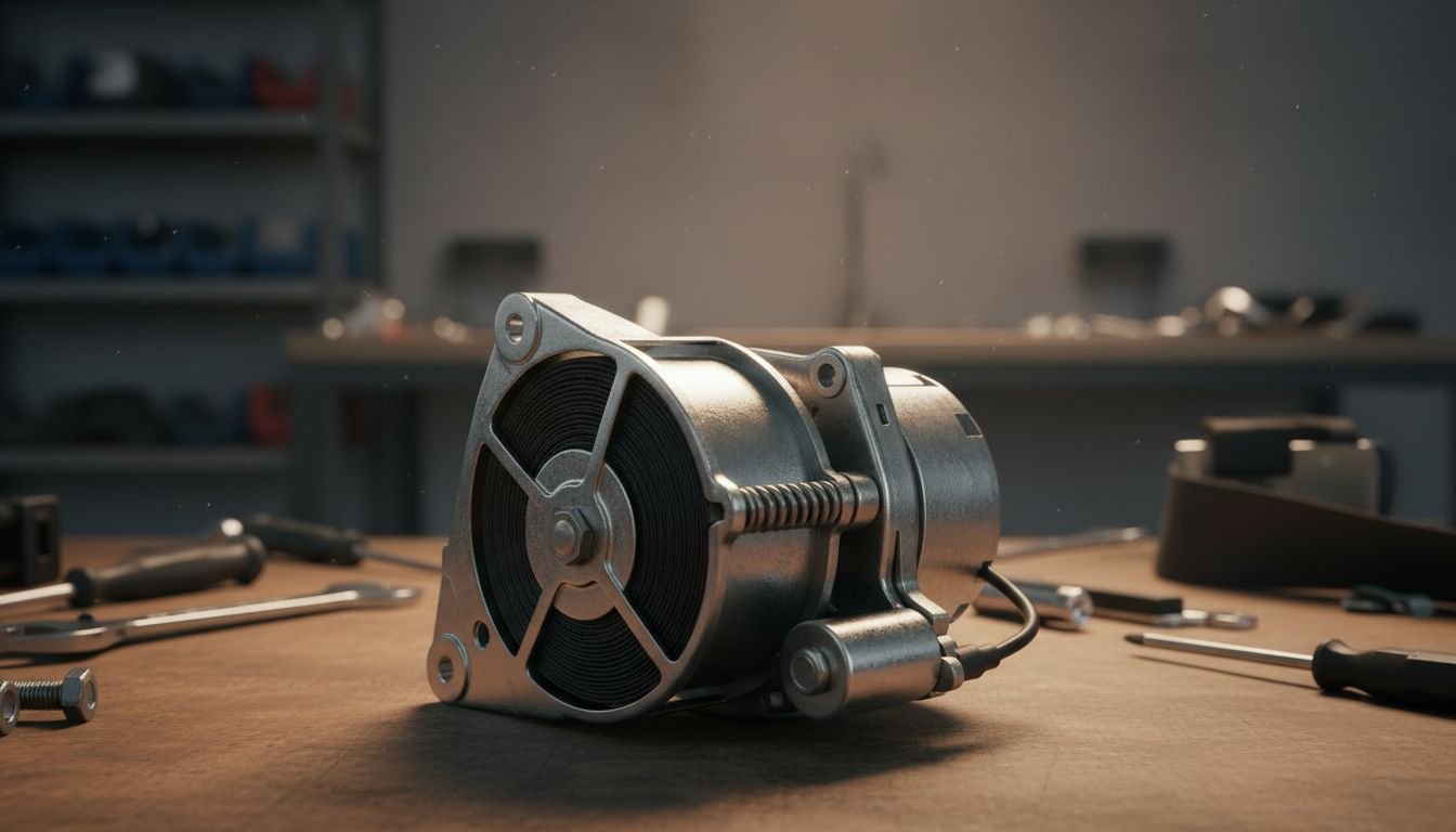 Close-up seat belt retractor