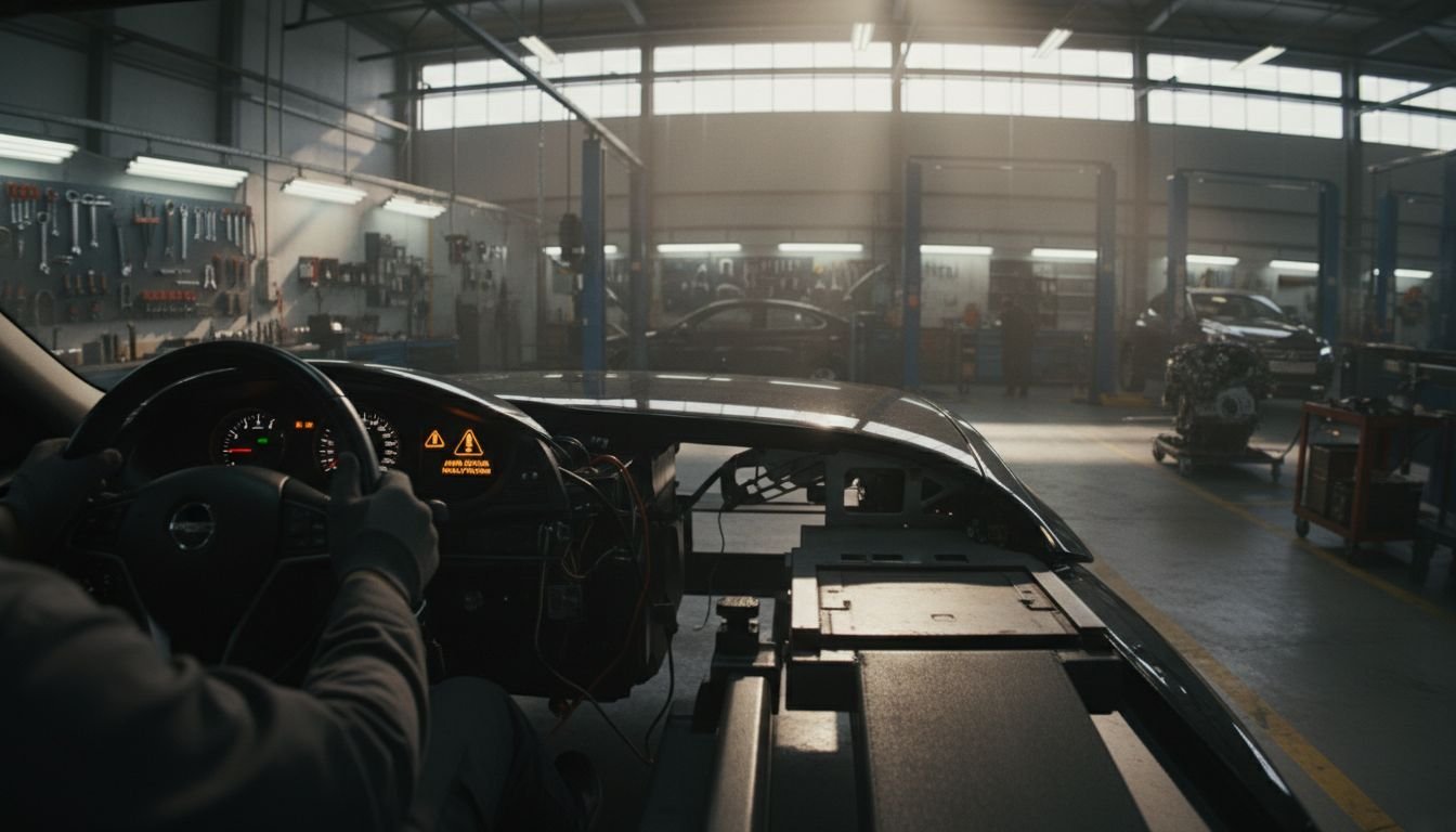 Airbag warning while driving