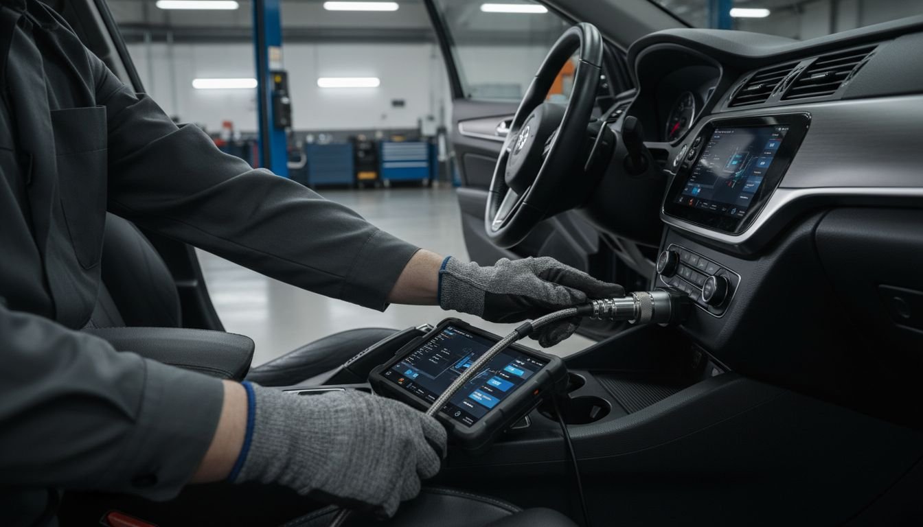 Connecting car diagnostic tool