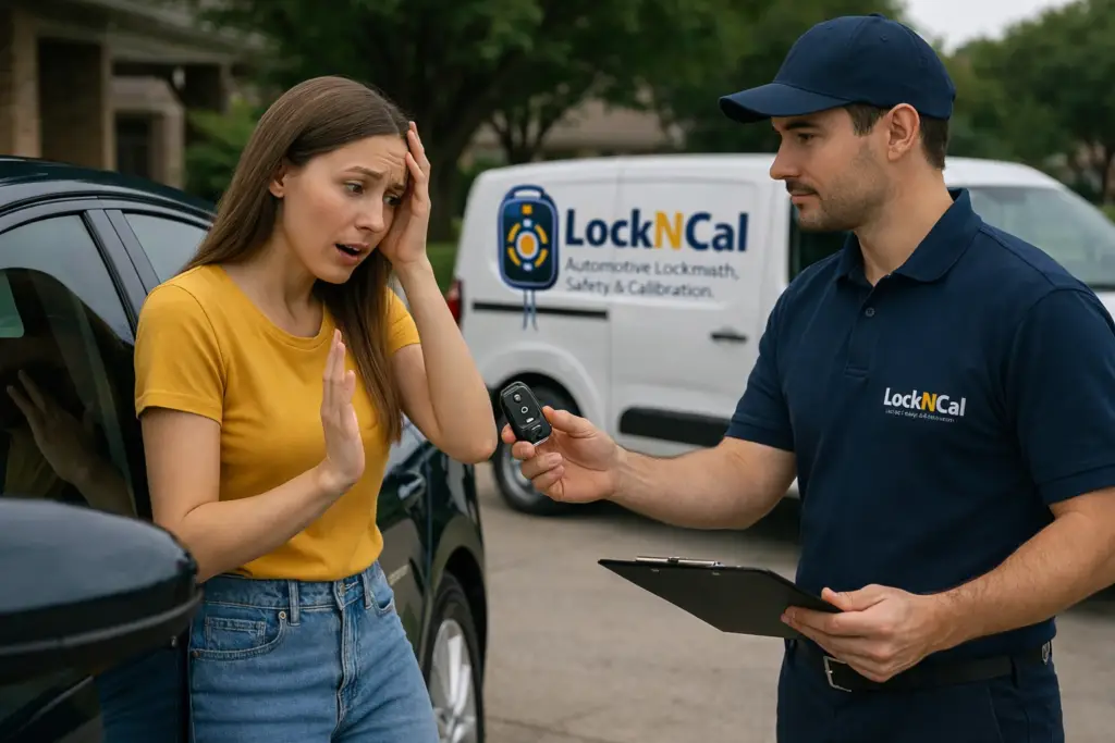 Mobile car lockout assistance in Dallas–Fort Worth