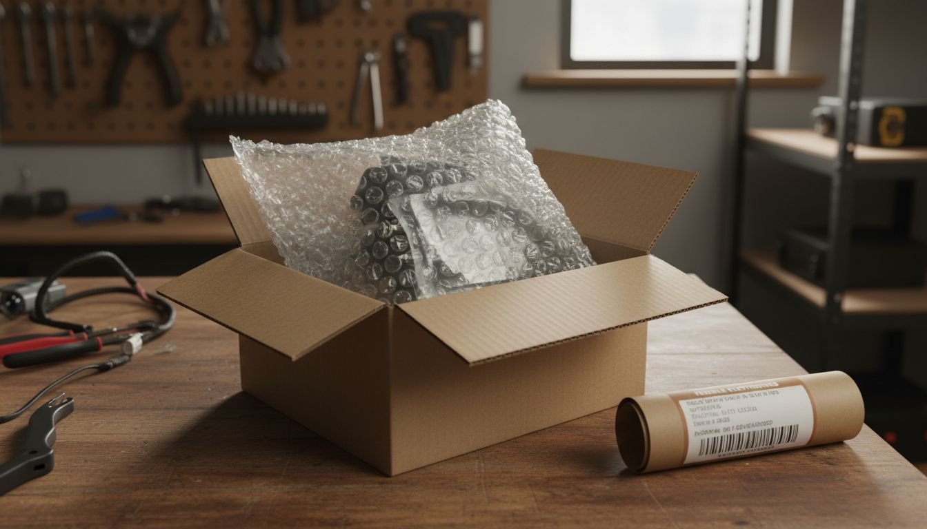 Airbag module packaged securely