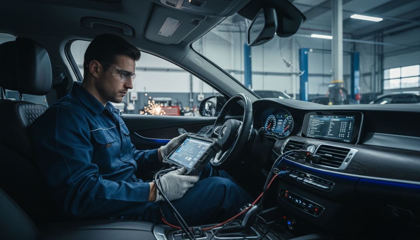Locksmith programming car key