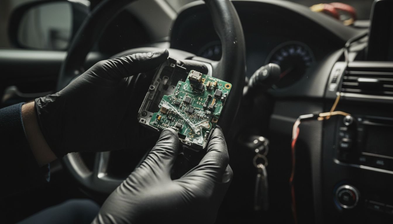 Repairing damaged key fob
