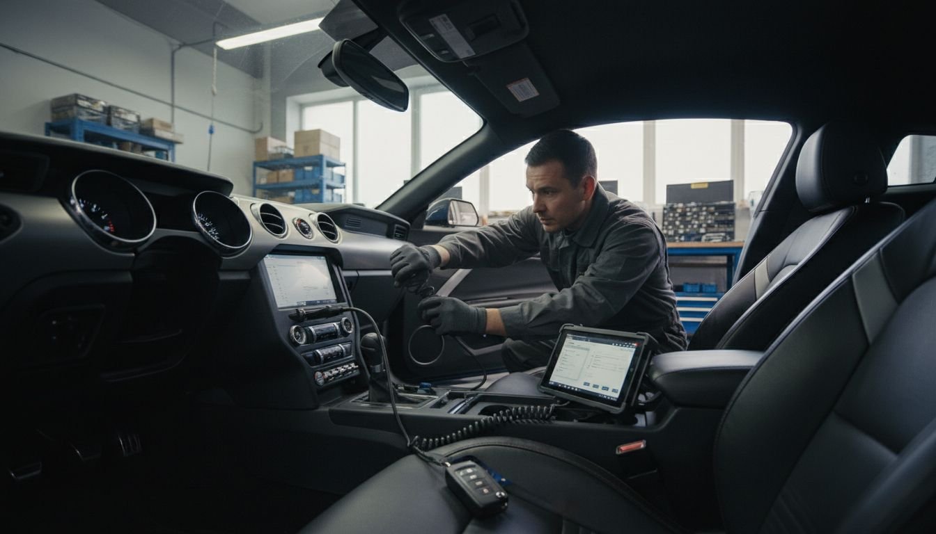 Locksmith programming car key