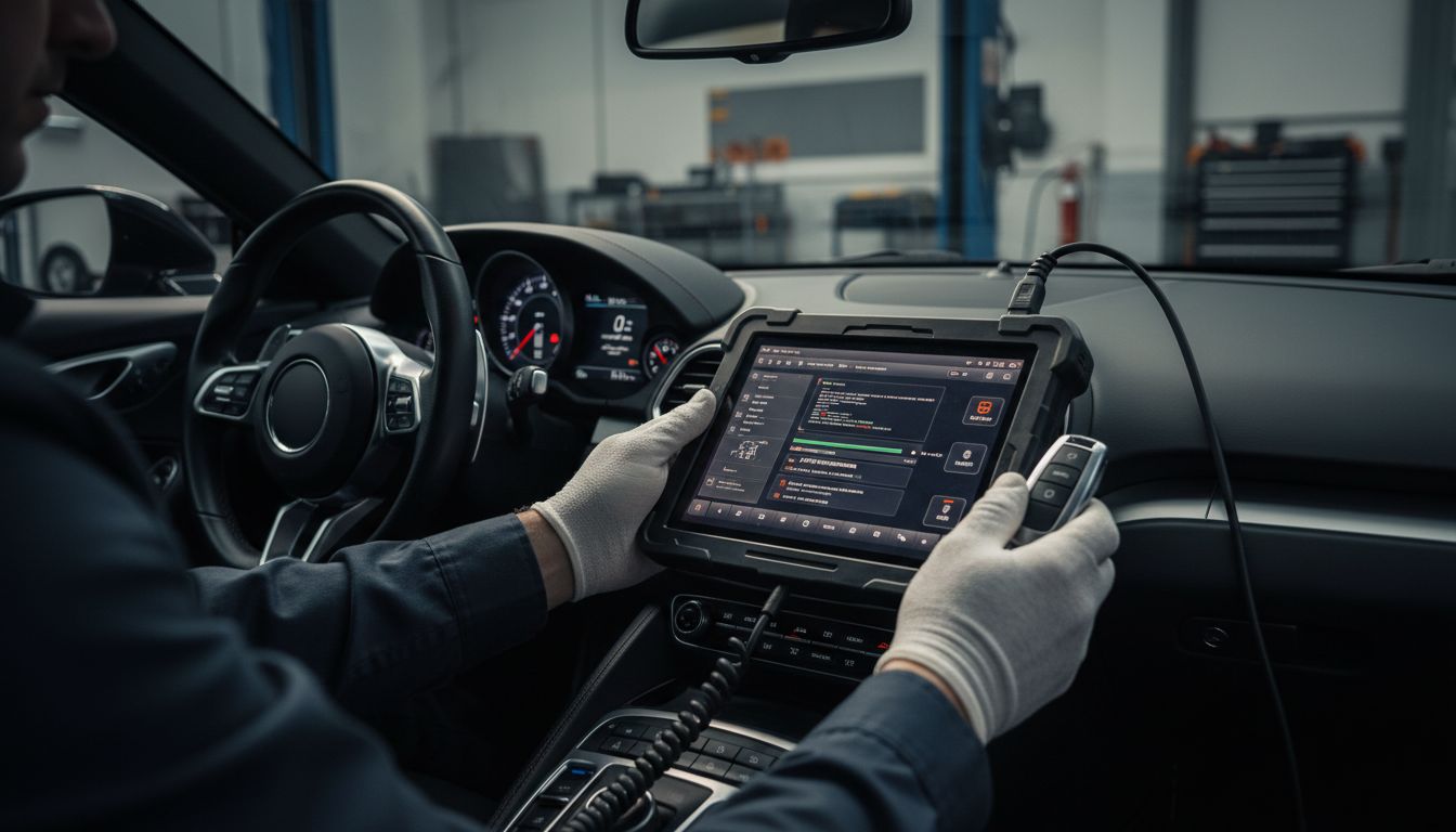 Locksmith programming car key