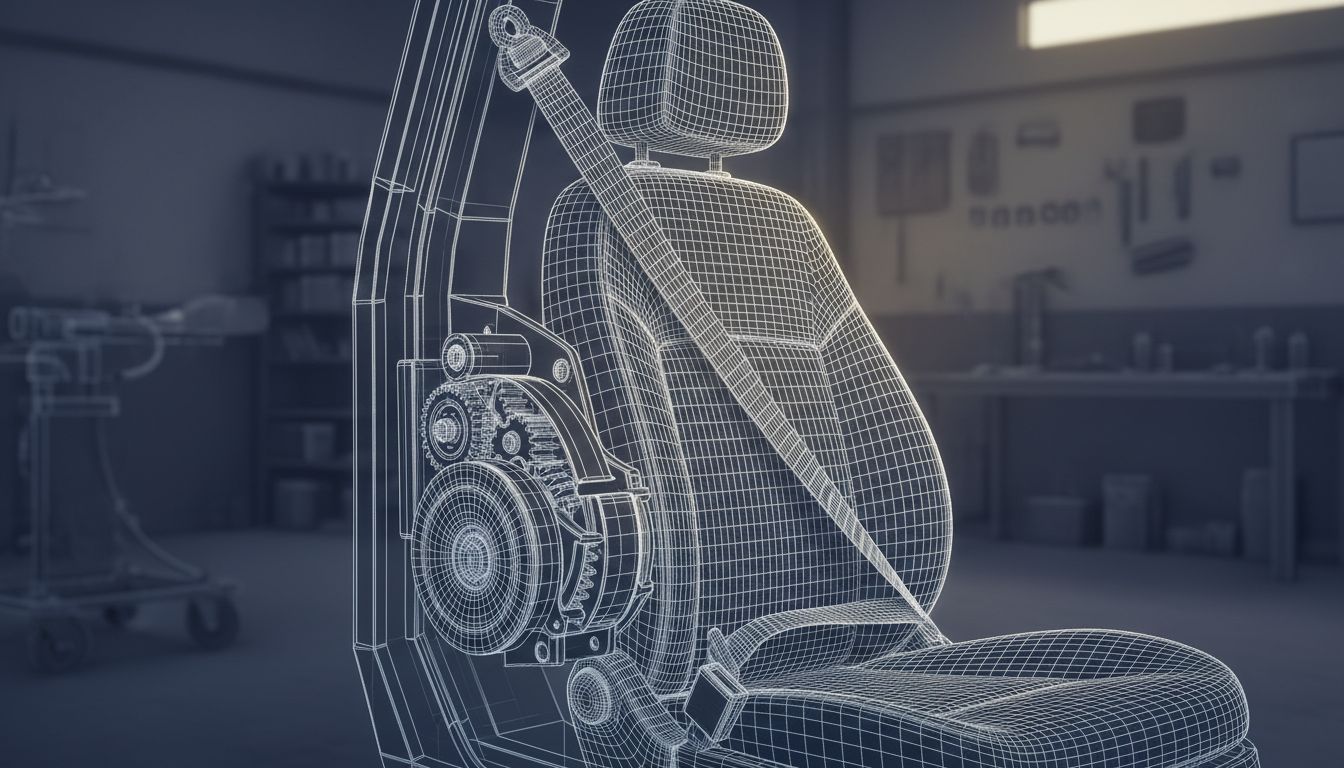 3D Seat Belt Schematic