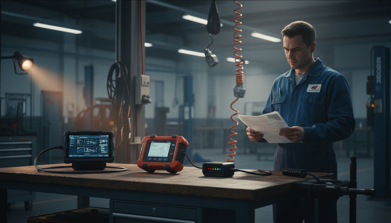 Diagnostic tools on workbench