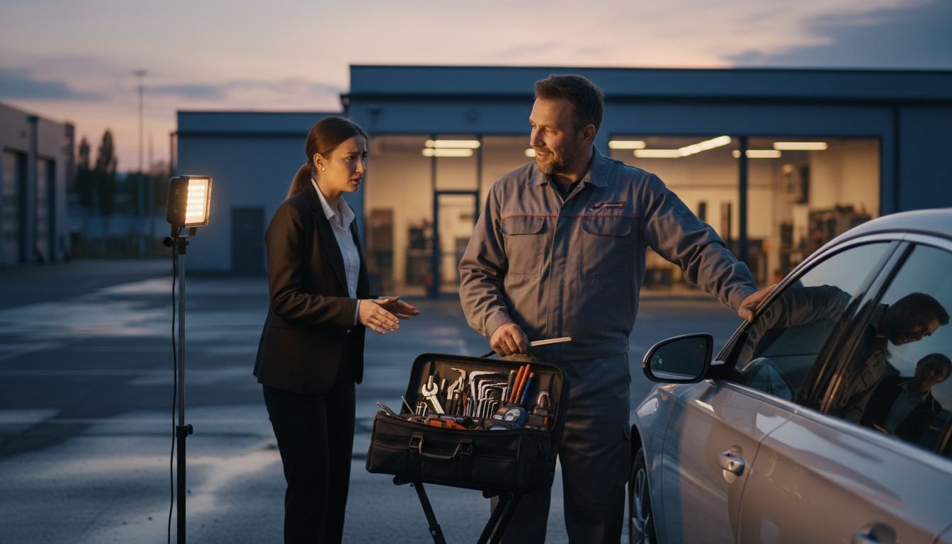 Locksmith assists worried driver