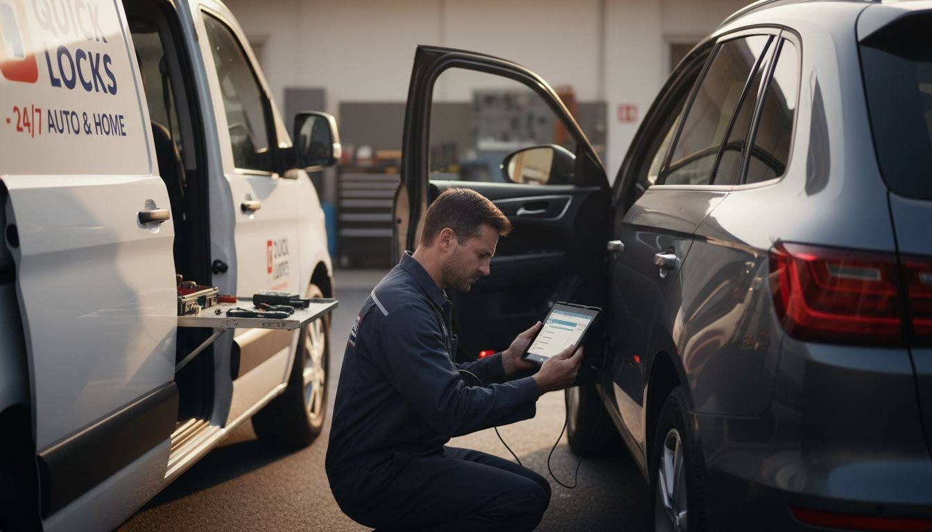 Locksmith services in action