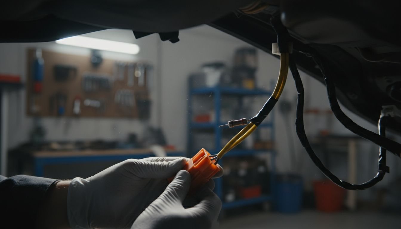 Inspecting airbag wiring