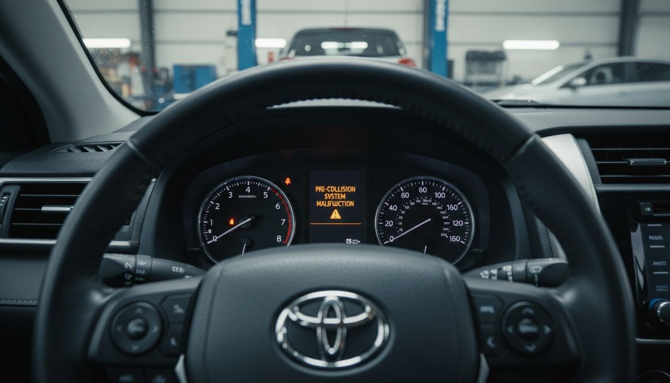 Pre-collision system warning