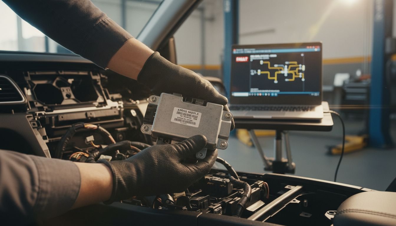 Technician with SRS module