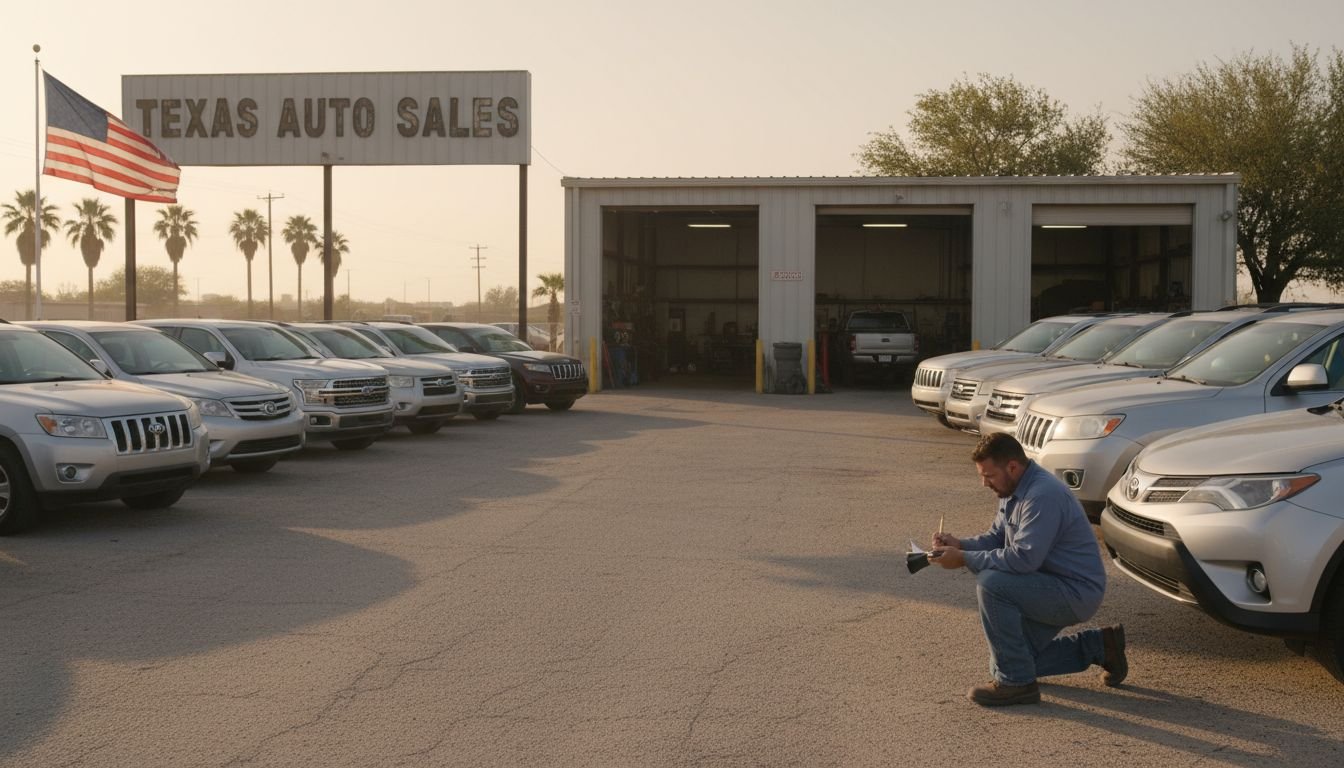Used car lot inspection