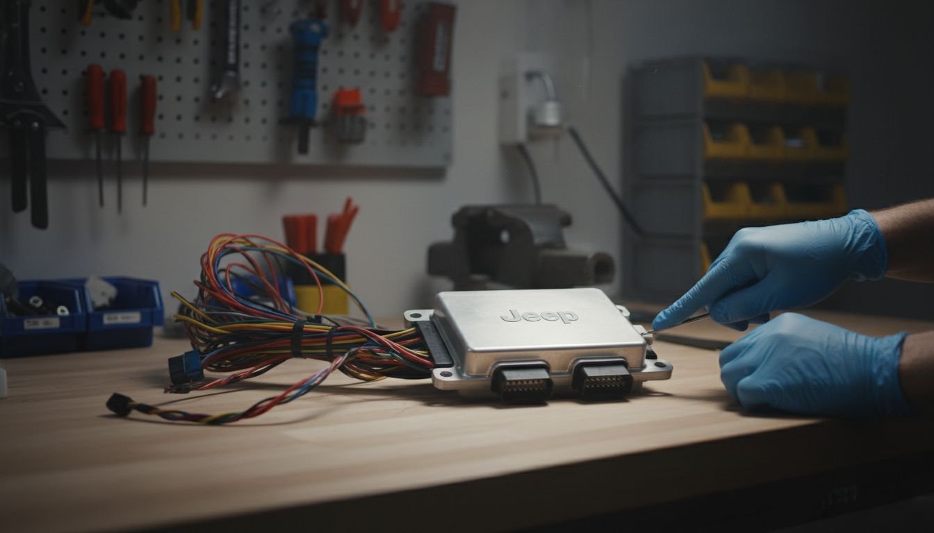 Jeep airbag module setup