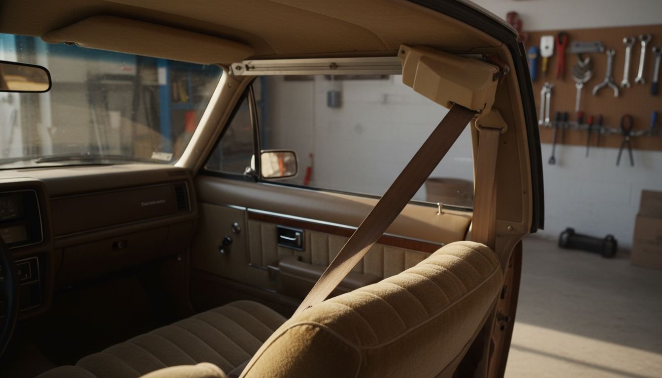 Vintage car interior design