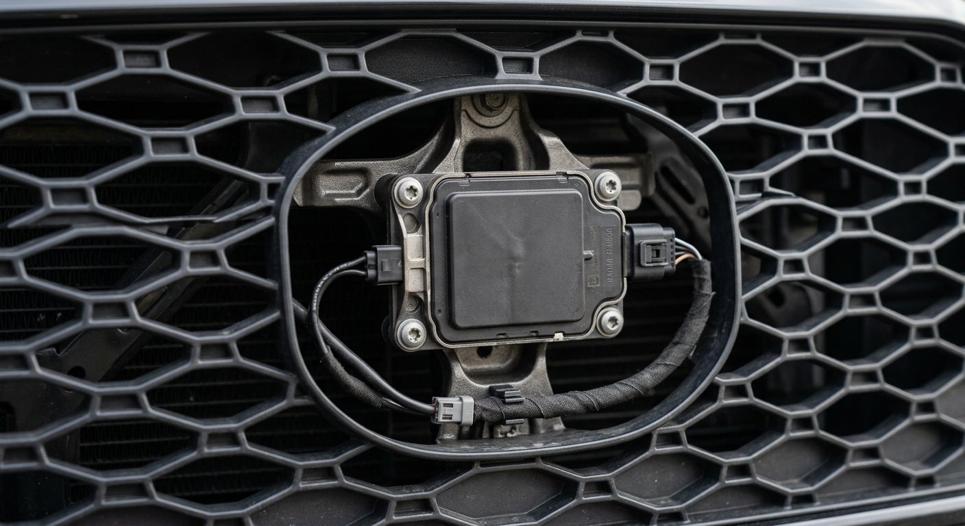 Adaptive cruise control radar sensor