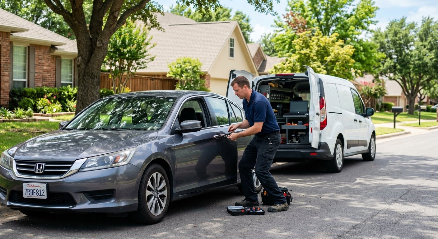 Mobile auto locksmith in Bedford, TX
