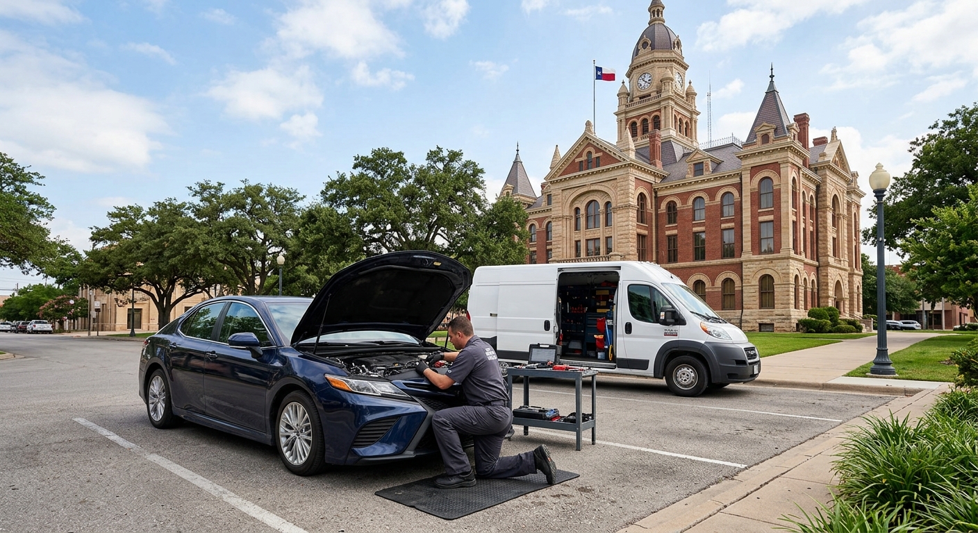 Mobile auto service in Ellis County, TX