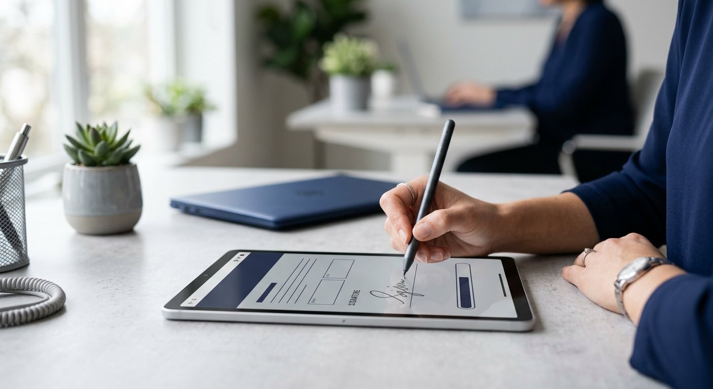 Electronic consent agreement