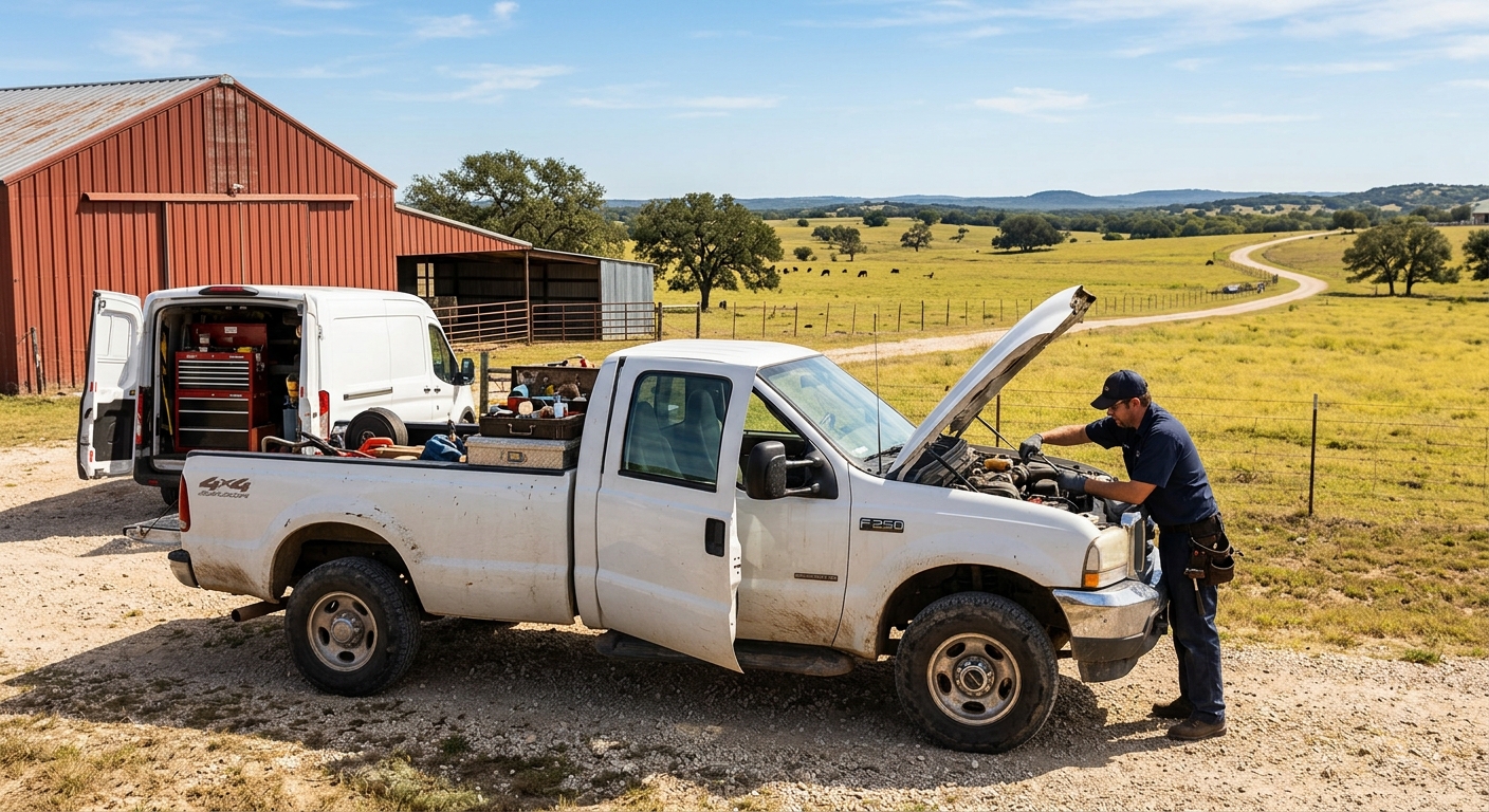 Mobile auto service in Parker County, TX