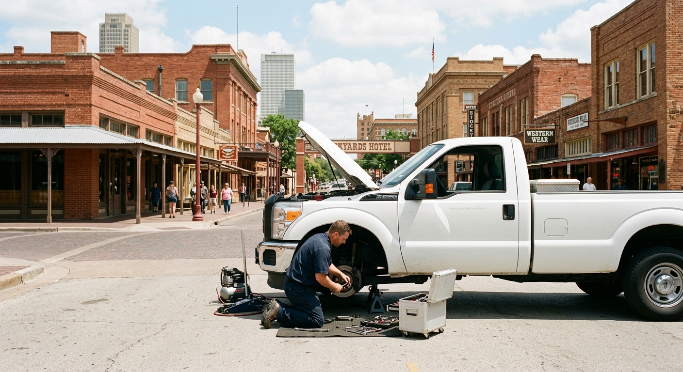 Mobile auto service in Tarrant County, TX