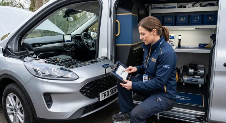 Ford U0100 Code — Expert, Safe Diagnosis 3 Ford U0100 Code — Technician Scanning A Ford For U0100 Network Communication Fault