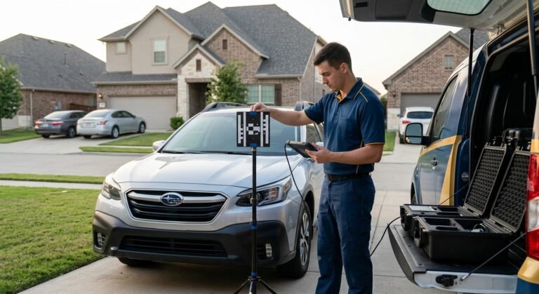 Adas Calibration Denton By A Lockncal Mobile Technician On-Site