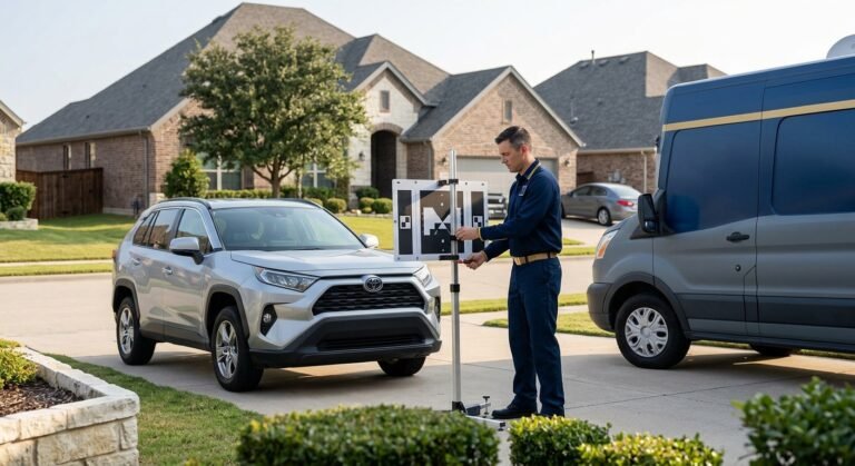 Adas Calibration Frisco: Ensuring Your Vehicle'S Safety Systems Are Spot On 2 Adas Calibration Frisco By A Lockncal Mobile Technician On-Site