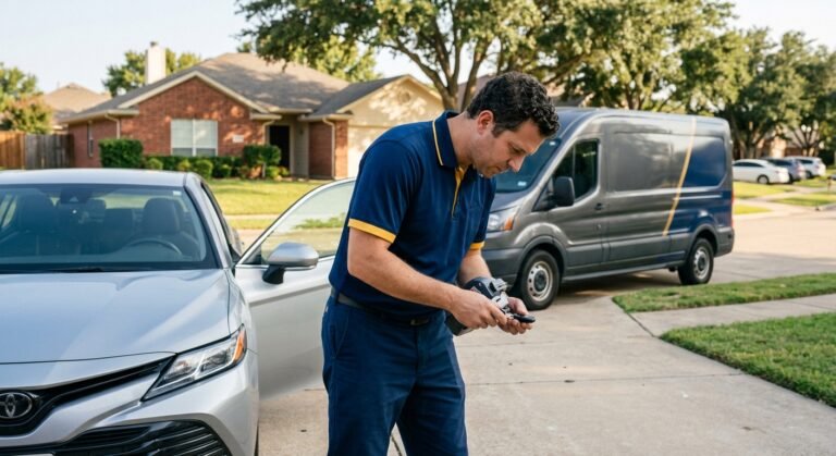 Car Key Replacement Garland By A Lockncal Mobile Technician On-Site
