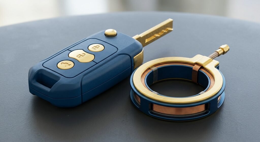 P0513 Code — Proven Fix For Incorrect Immobilizer Key (Safe) 2 P0513 Code — Key Transponder And Immobilizer Antenna Ring Close-Up