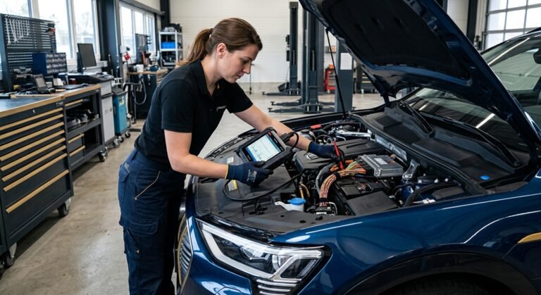 U0073 Code — Control Module Bus Off: Expert Safe Guide 7 U0073 Code — Technician Scanning Vehicle For U0073 Code, Can Bus Diagnostics