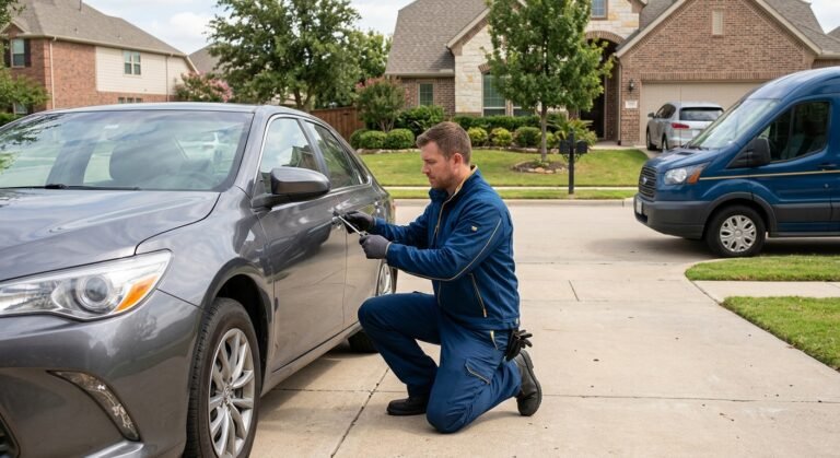 Car Lockout Service Lewisville By A Lockncal Mobile Technician On-Site
